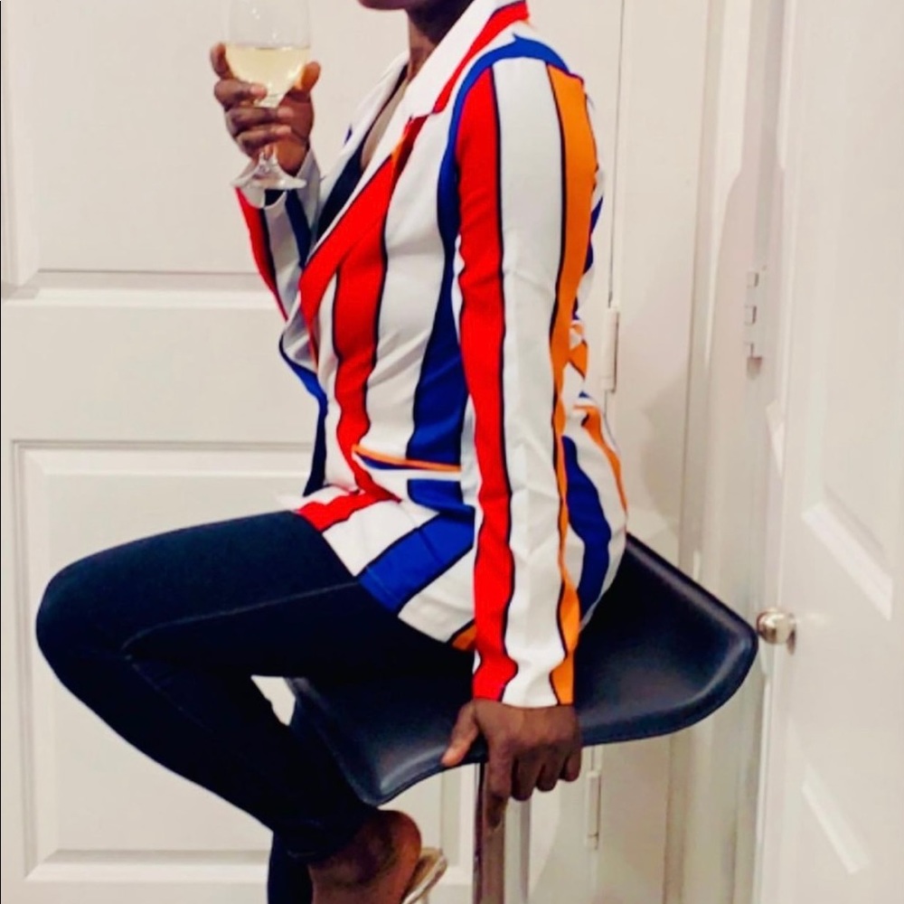 Striped Blazer